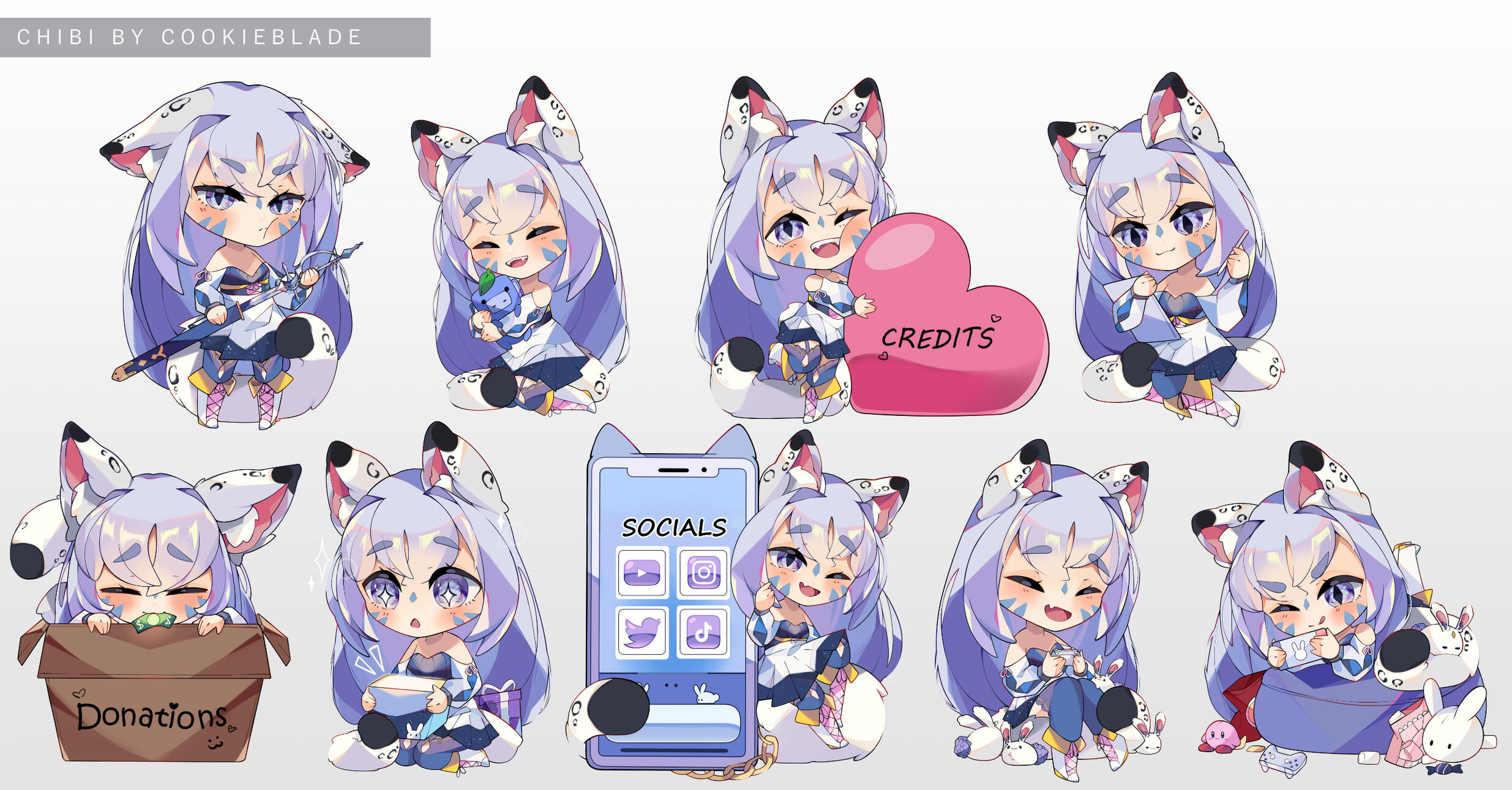 Twitch Panels for @yukihyoVT